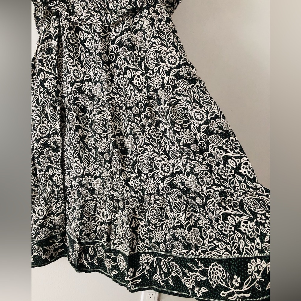 LOFT Floral Smocked Yoke Mini Dress - Picture 4 of 6